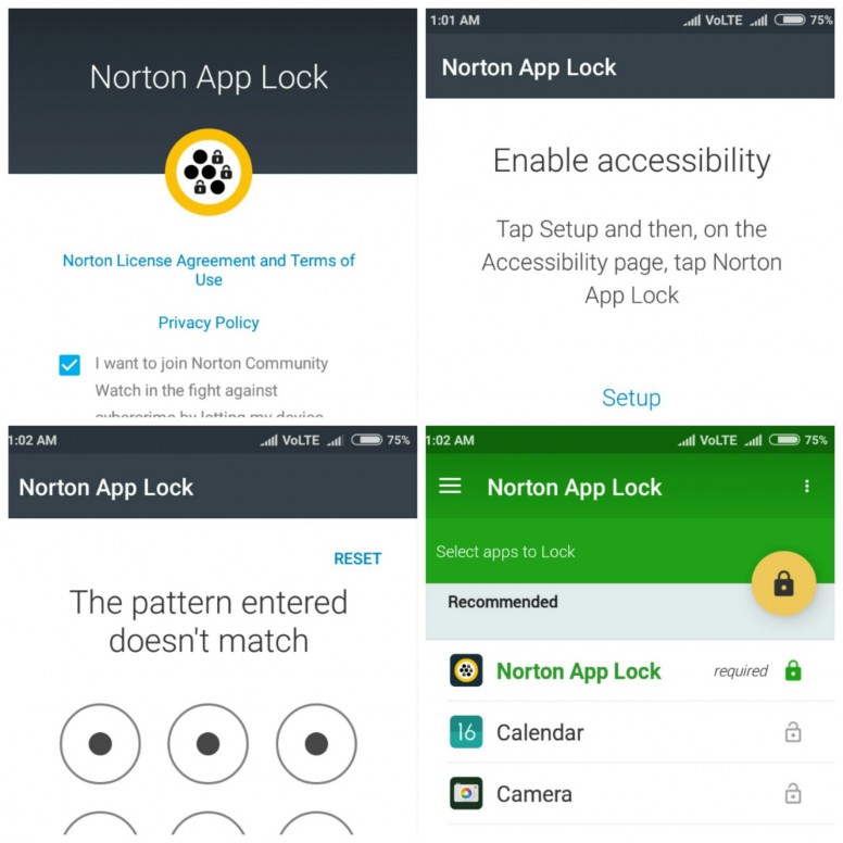 Image result for How Norton App Lock Works?