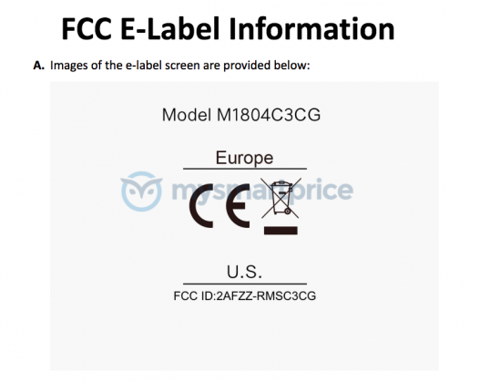 Two New Xiaomi Smartphones M1804c3cg M1804c3dg Get Fcc Certification Tech Mi Community Xiaomi