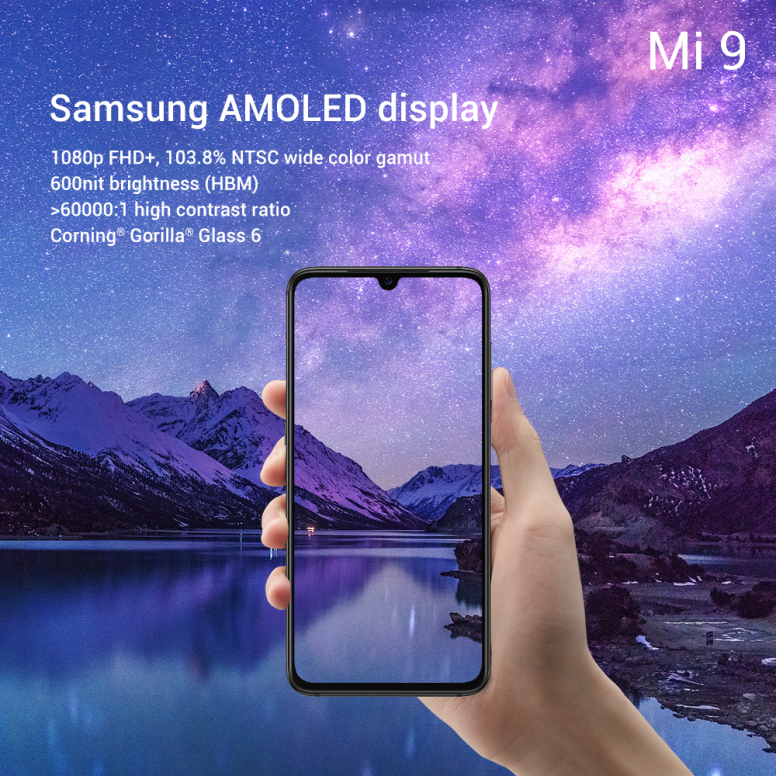 Mi 9’s screen. You asked for it, we #MakeItHappen