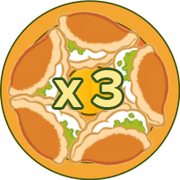 x3 طبق قطايف
