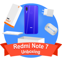 فتح علبة هاتف Redmi Note 7