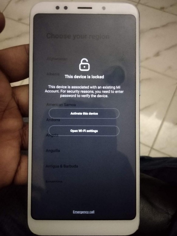 This device is locked how to unlock it ? - MIUI General - Xiaomi