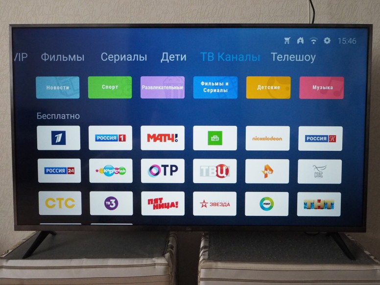 Xiaomi Mi TV 4S 43" Russian Edition: просмотр и настройка эфирных и интернет каналов!