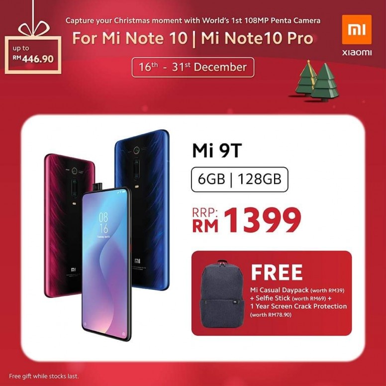 小米手机 2019 圣诞优惠，节省超过 RM400，同时还有送奖游戏送出一亿像素小米 Note 10！ 10