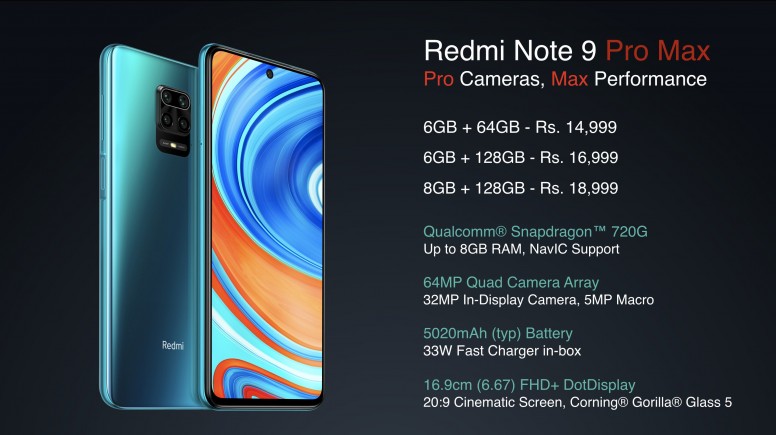 Redmi Note 9 Pro 系列印度亮相，高通骁龙 720G 外加 5020mAh 超大电量，售价约 RM750 起 10